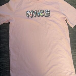 Nike Girls Pink Tye Dye Graphic T-Shirt